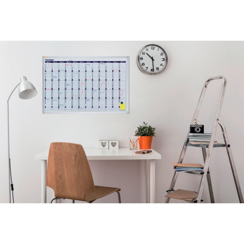 Tableau planning X-tra ! Line calendrier, 90 x 60 cm