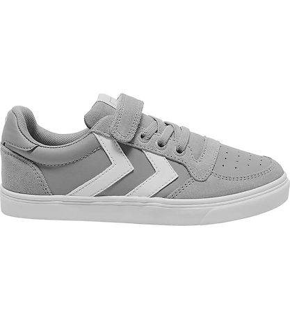 Hummel Schuhe - Slimmer Stadil Leather Low Jr. - Alloy