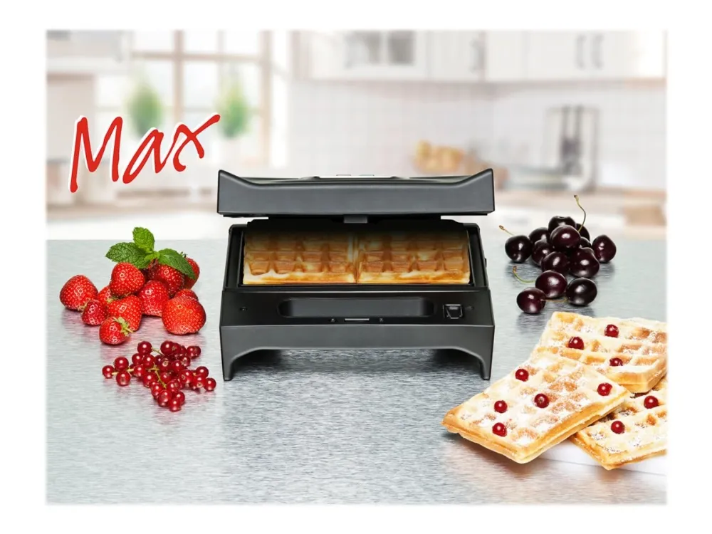 Rommelsbacher SWG 700 - Toaster/grill - elektrisk - sort/rustfrit stål