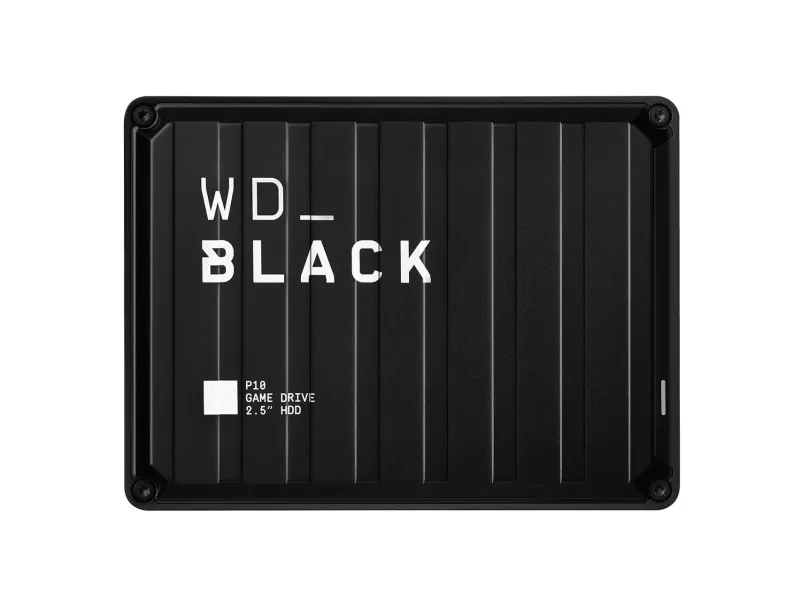 WD_BLACK P10 Game Drive WDBA3A0050BBK - Harddisk - 5 TB - ekstern (bærbar) - USB 3.2 Gen 1 - sort