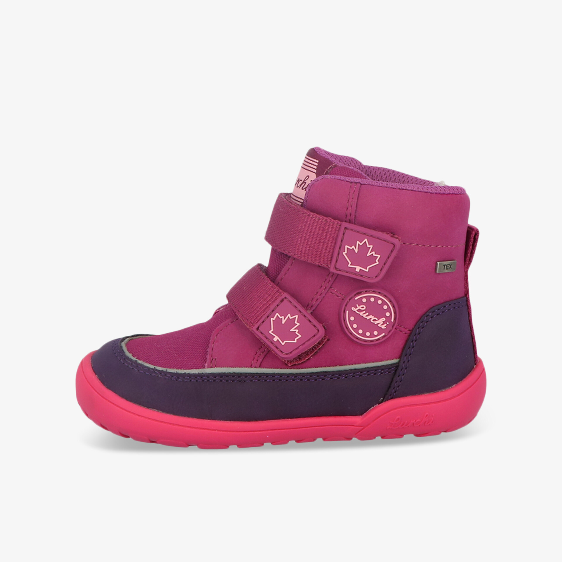 Lurchi Kinder Klettstiefel pink