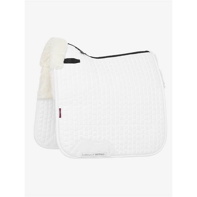 Zadeldek LeMieux Merino+ Half Lined Dressage Wit-wit
