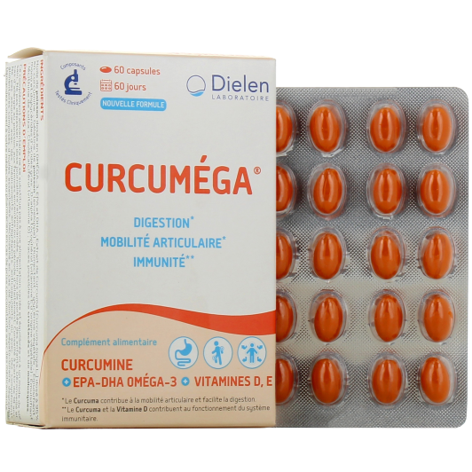 Dielen Curcumega - Digestion, articulations, immunité