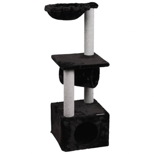 arranhador de gato preto