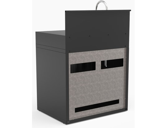 FORGE ADOUR - Meuble avec évier Support évier 80 cm, Acier, 1 porte, Série N