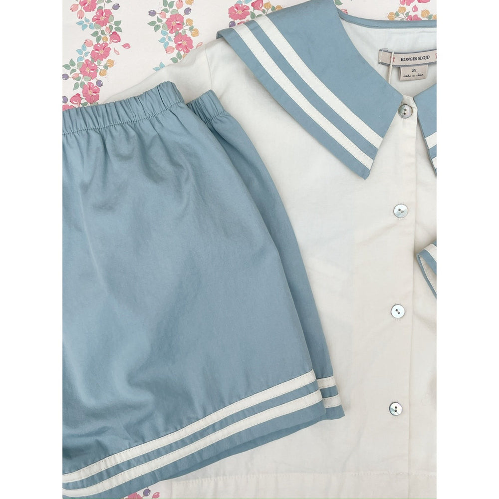 Køb Konges Sløjd Ashley Blue Celebration Sailor Shorts GOTS