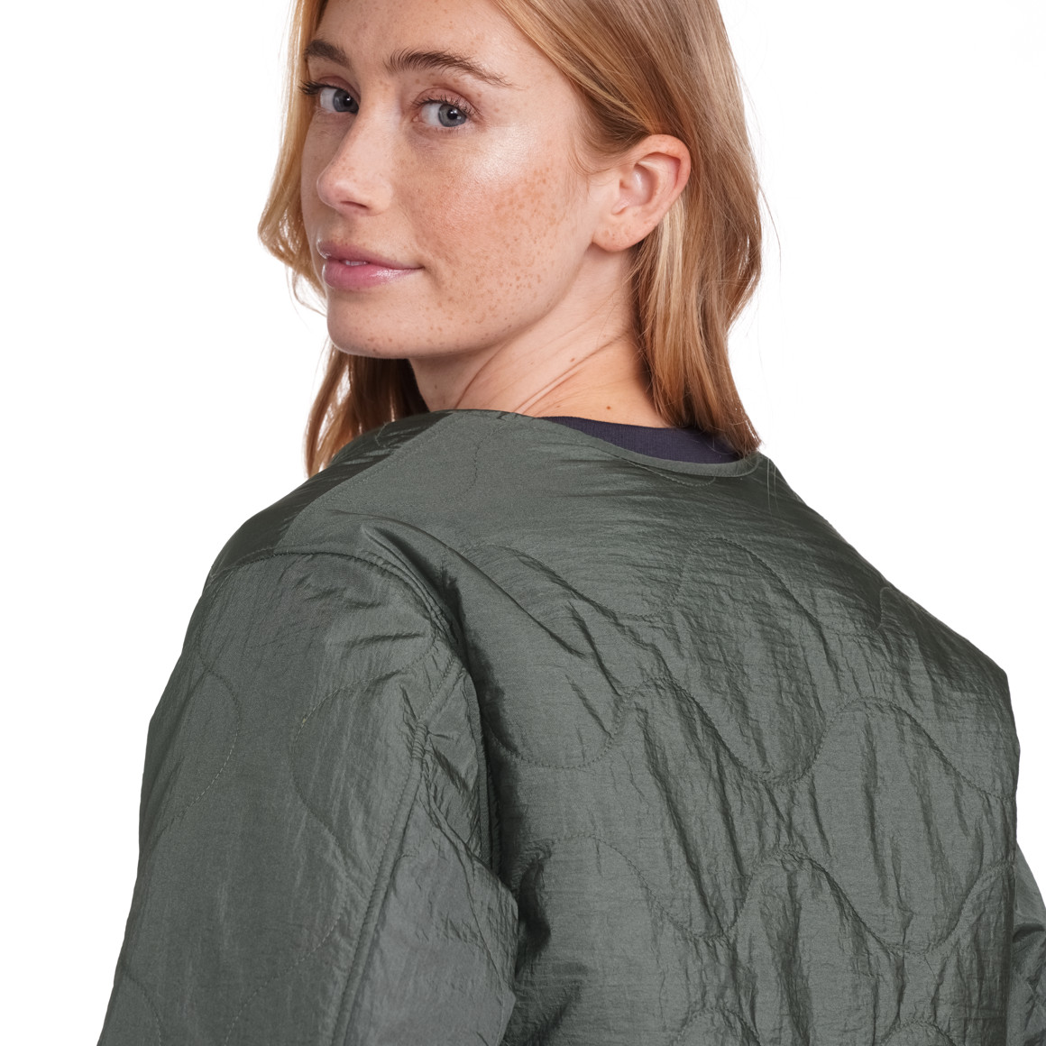 Jonas Nielsen Damen Steppjacke mit Wendefunktion dunkelgrün / tannengrün