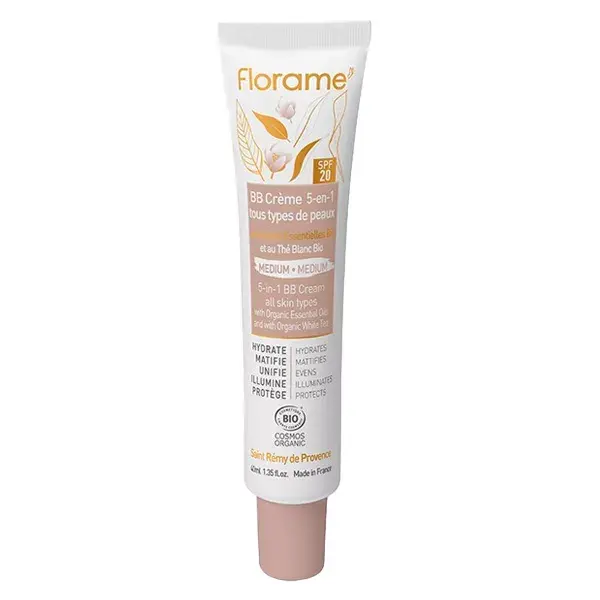 Florame BB Crème 5 en 1 SPF20 Médium Bio 40ml