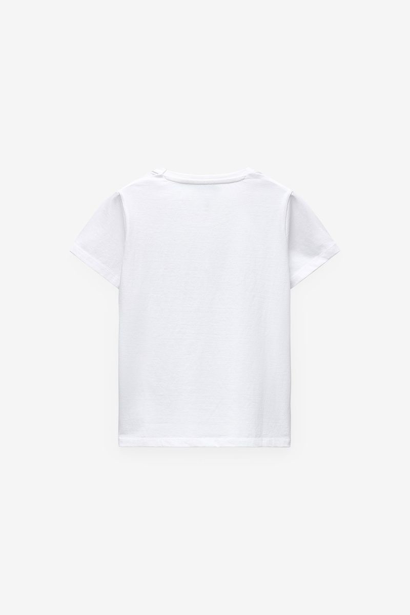 T-SHIRT COM LOGO GEOMÉTRICO