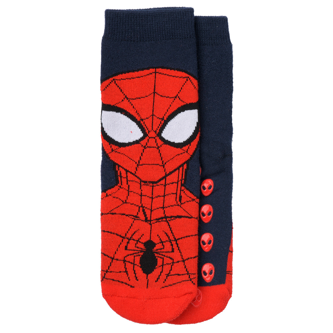 Topolino 2 Paar MARVEL Spider-Man Stoppersocken im Set dunkelblau / grau