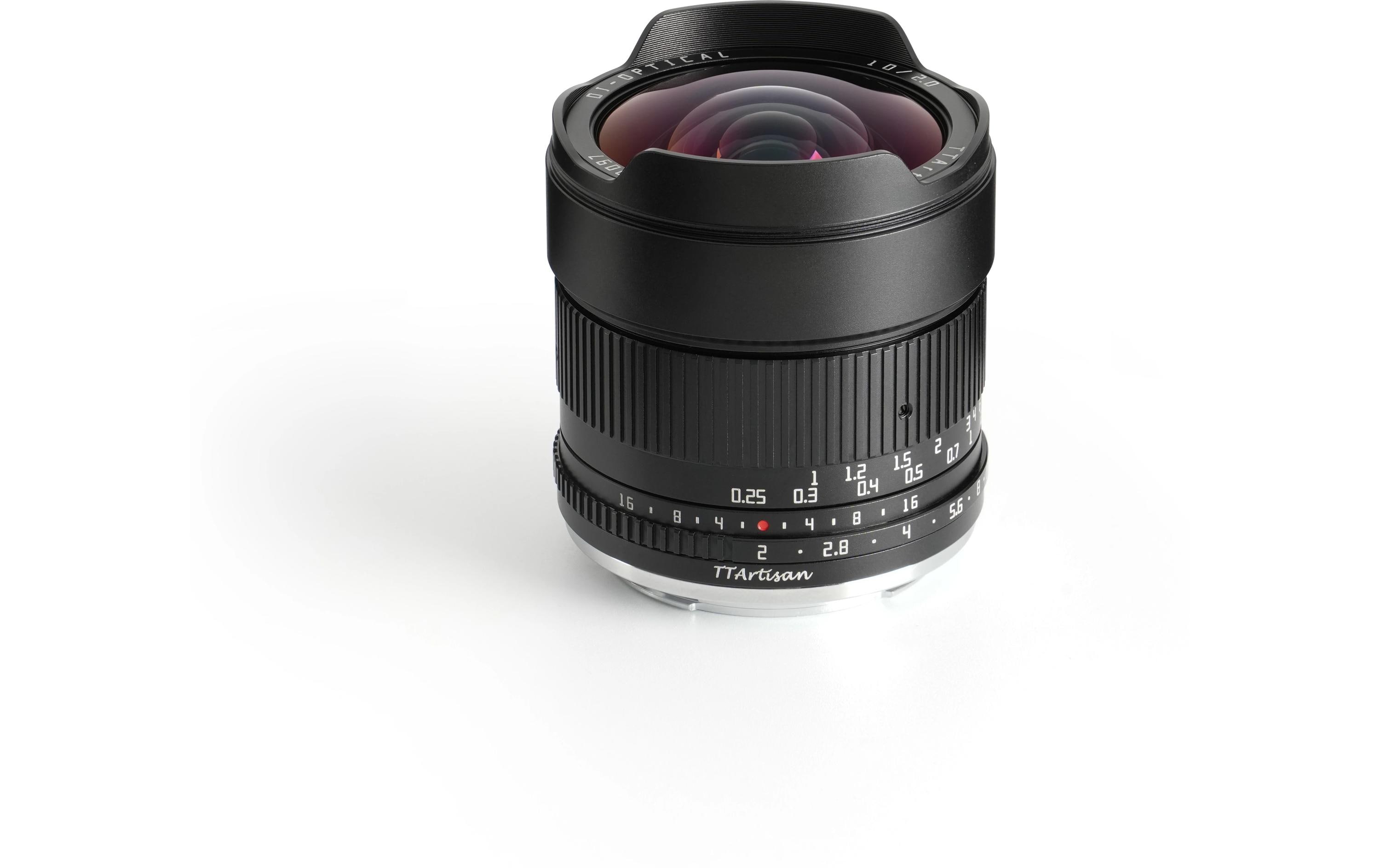 Festbrennweite 10mm F/2 – MFT<br>Asphärisches Ultraweitwinkelobjektiv