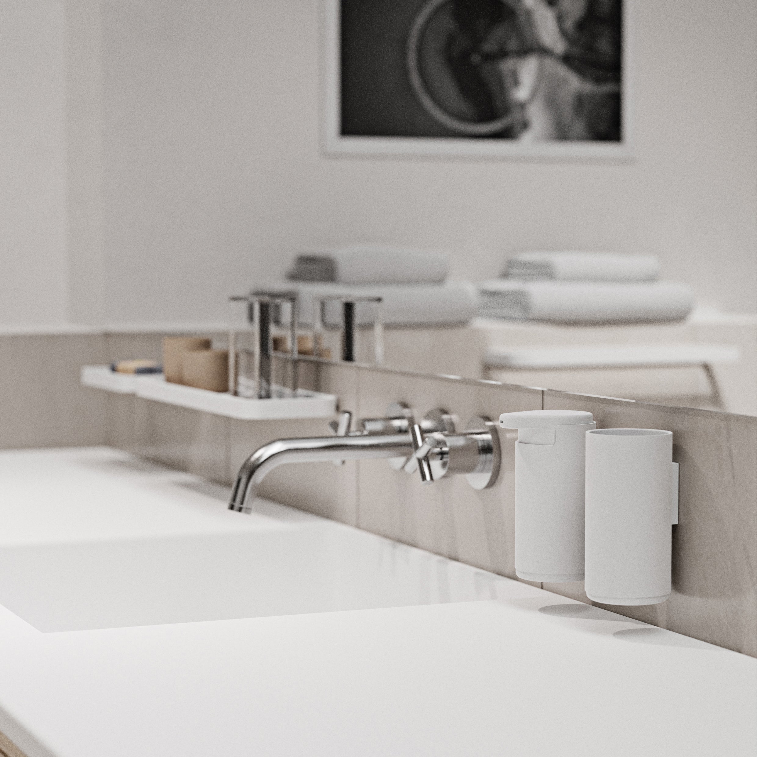 Zone Denmark Rim Tandenborstelhouder - Wit