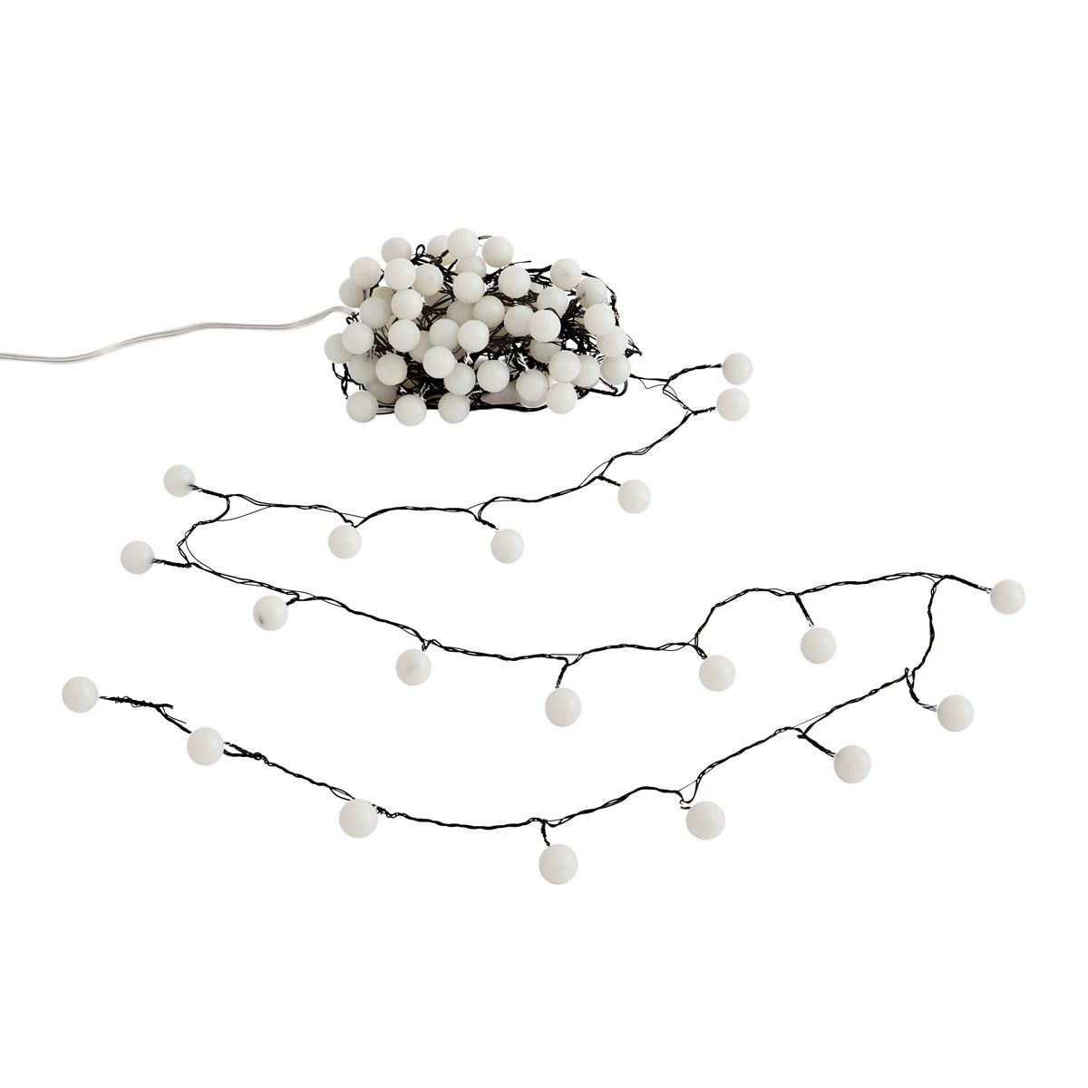 Kerst lichtsnoer groen met 100 LED's wit 5m IP44 - Dasher