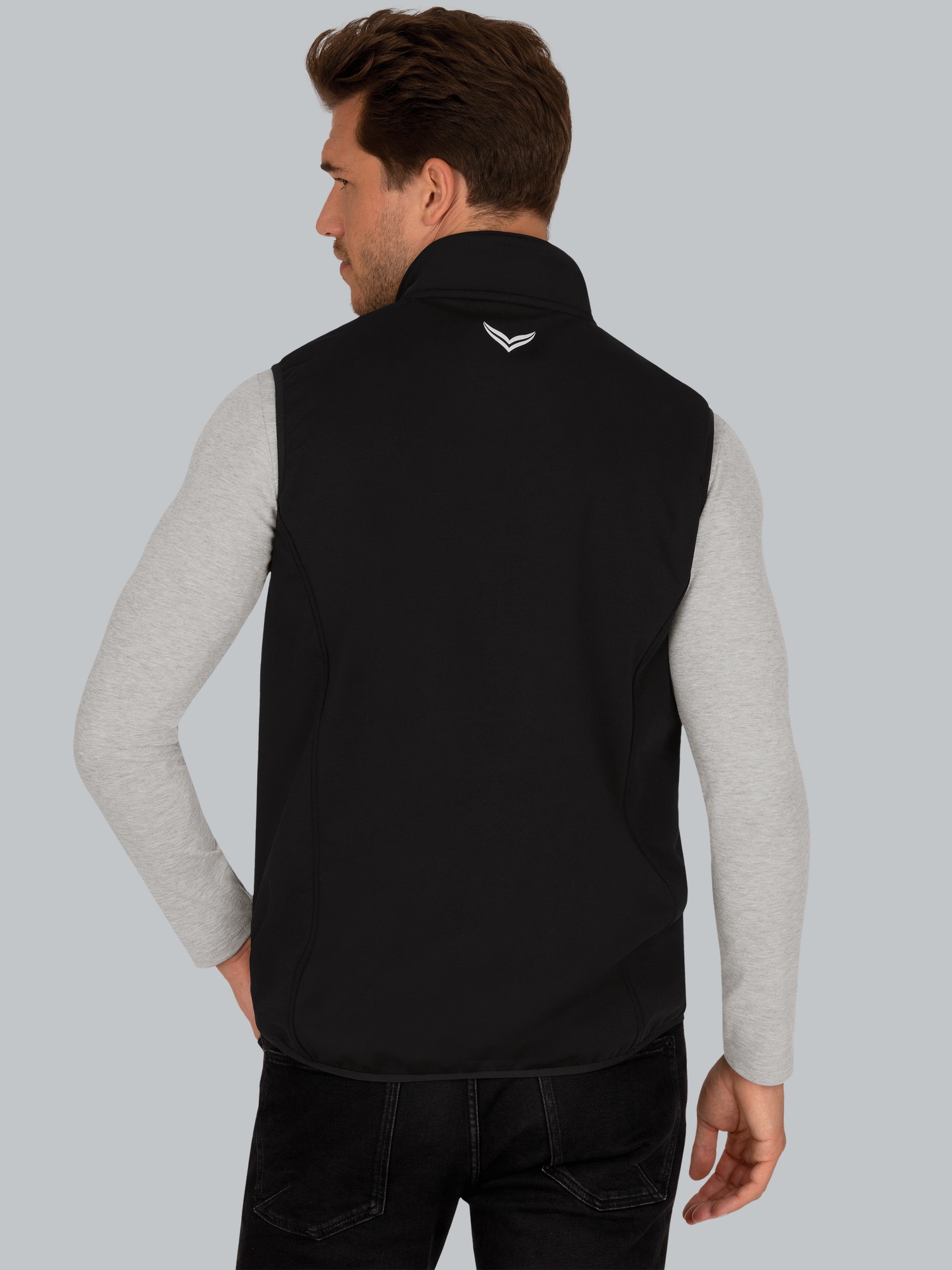 Softshellweste Schwarz