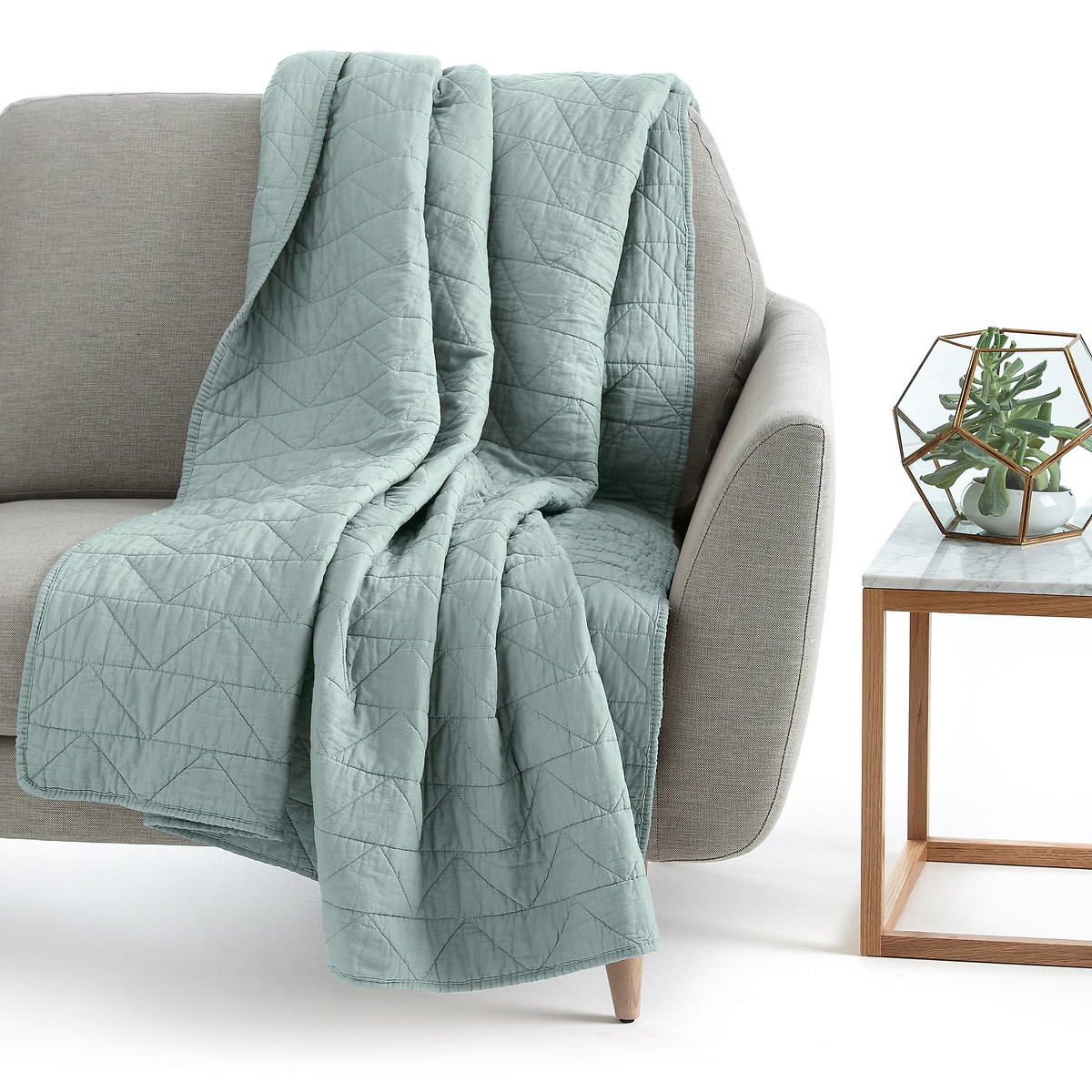 LA REDOUTE INTERIEURS<br>Boutis acolchoados em algodão Cenário Zig Zag