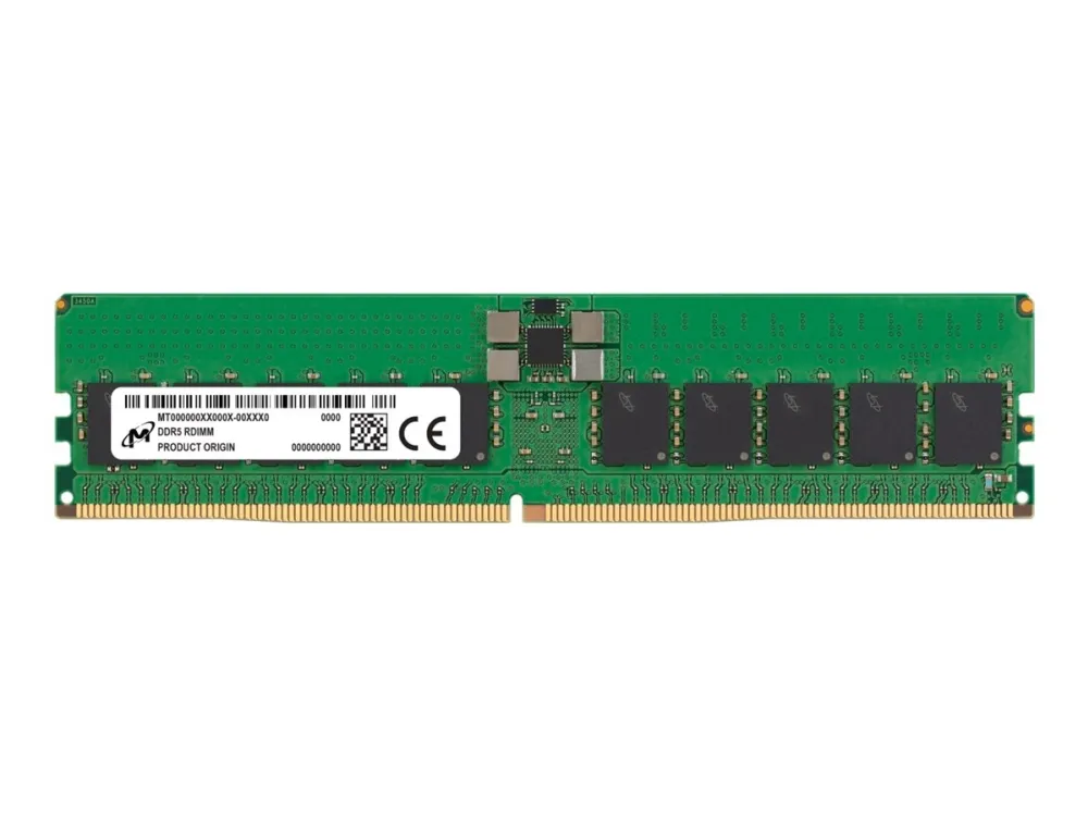Micron - DDR5 - modul - 32 GB - DIMM 288-PIN - 5600 MHz / PC5-44800 - CL46 - 1.1 V - registreret - ECC