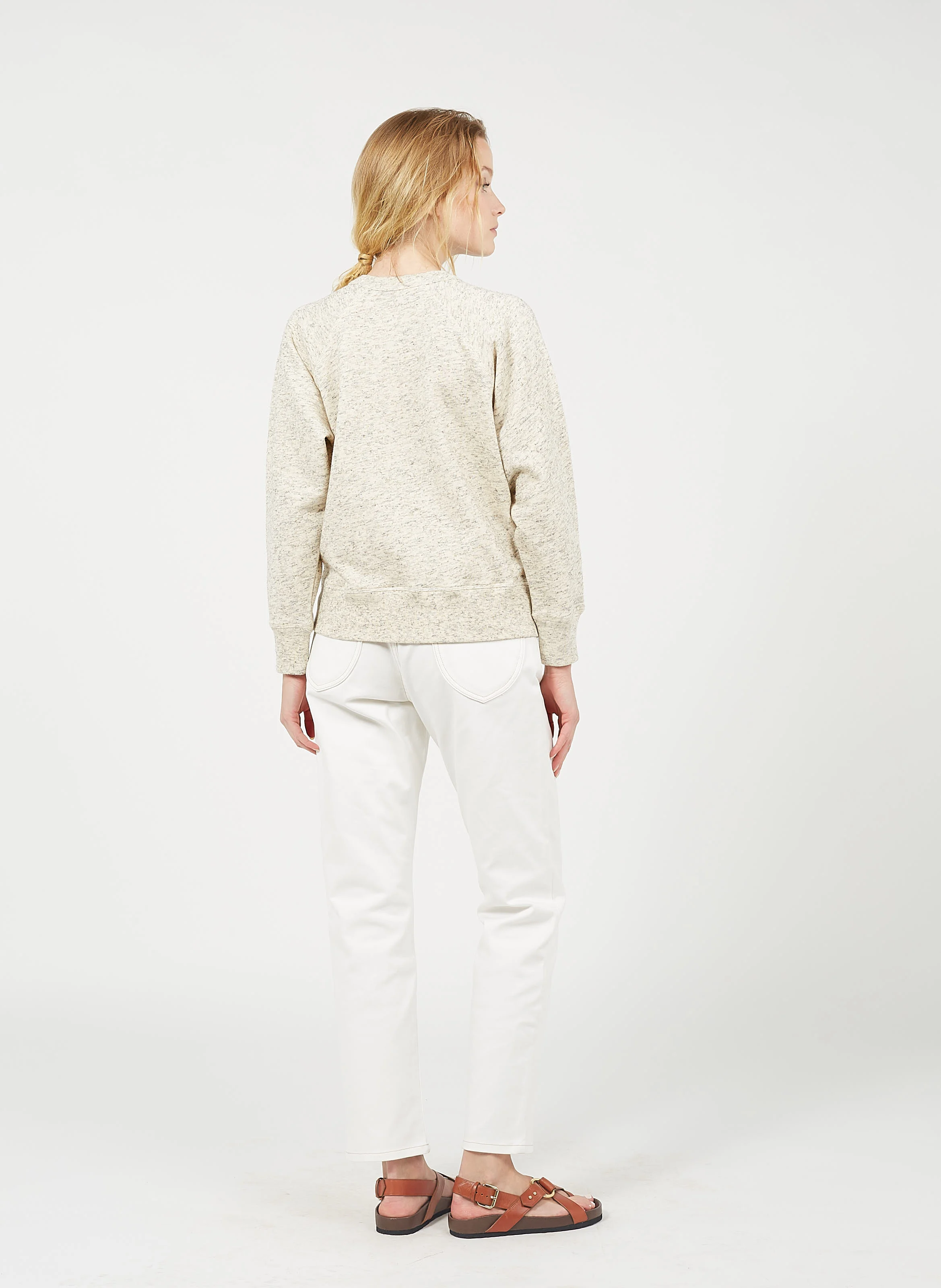 MEXICO - Sandales plates en cuir | Marron