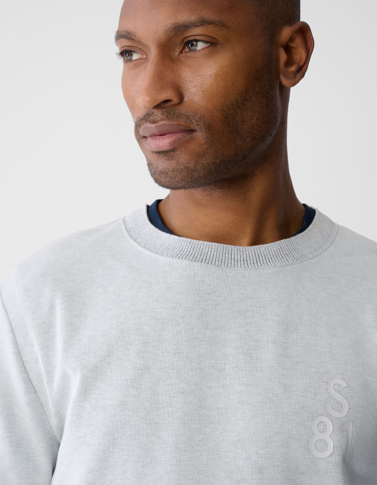 Spark Logo Sweater Lichtgrijs