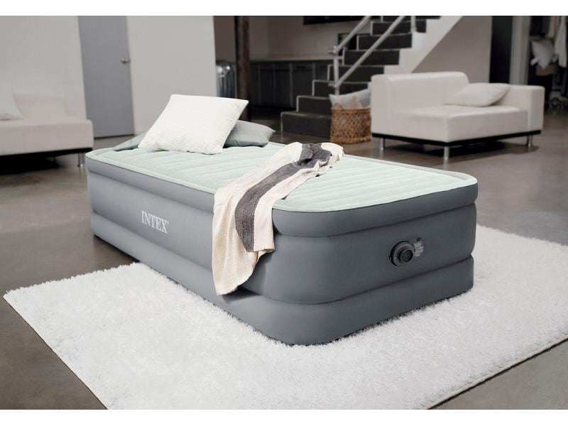 Intex Luftbett PremAire I Twin 99 x 191 x 46 cm Luftbett mit integrierter Pumpe