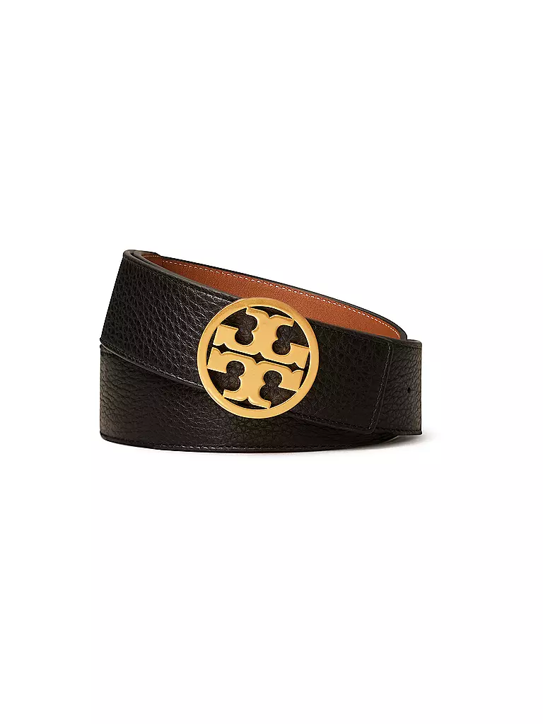 TORY BURCH Lederwendegürtel MILLER schwarz