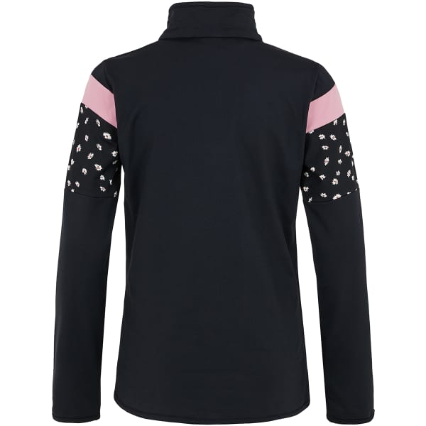 Sweat polaire PROTEST PRTCEDARK JR 1/4 ZIP TOP TRUE BLACK