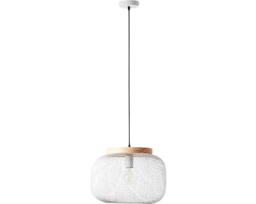 Hanglamp, 1-lichts, HxØ 113x39 cm, grijs/bruin