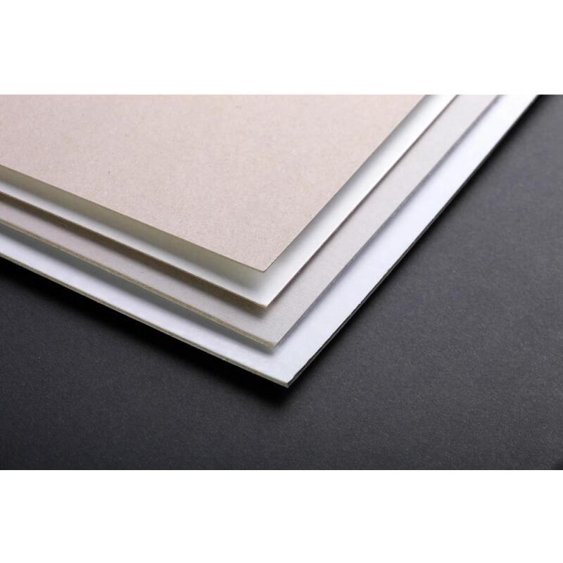Carton Mi-fin 1,0mm 10F 50x65cm 600g - Blanc et gris