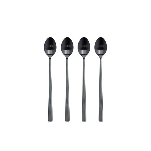 Bitz Latteske, Sort, 4 Dele