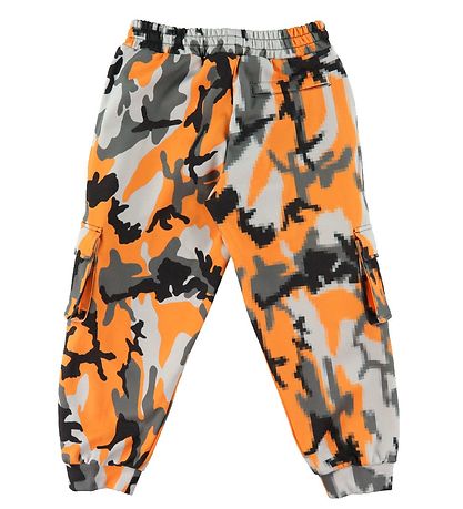 Dolce & Gabbana Bukser - Reborn To Live - Orange/Gr? Camouflage