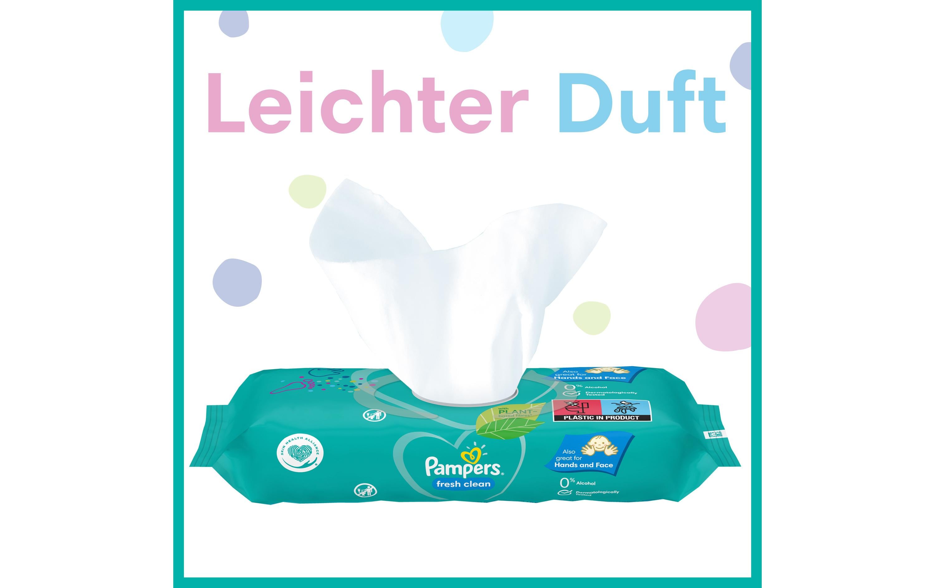 Feuchttücher Fresh Clean Aloe 15 x 80 Stk.Feuchttücher, Vorteilspackung Giga, 15 x 80 Stück