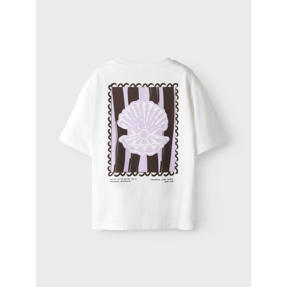Køb Name It Cloud Dancer Nkfhellia Ss Nreg Top