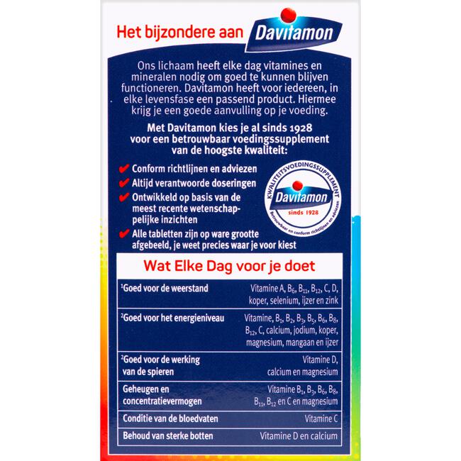 Davitamon Elke Dag Multivitamine 90 Tabletten