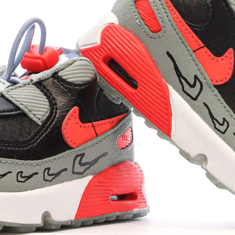 Nike Baskets Noir Garçon Nike Air Max 90 Toggle