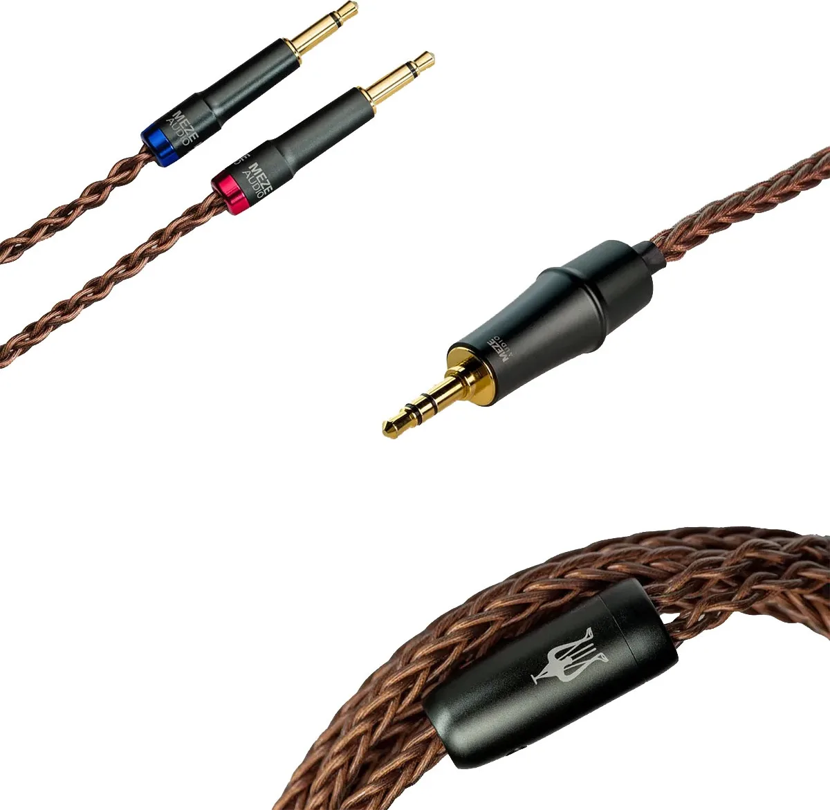 Meze câble PCUHD jack 3,5 mm cuivre (1,3 m) Câbles casques
