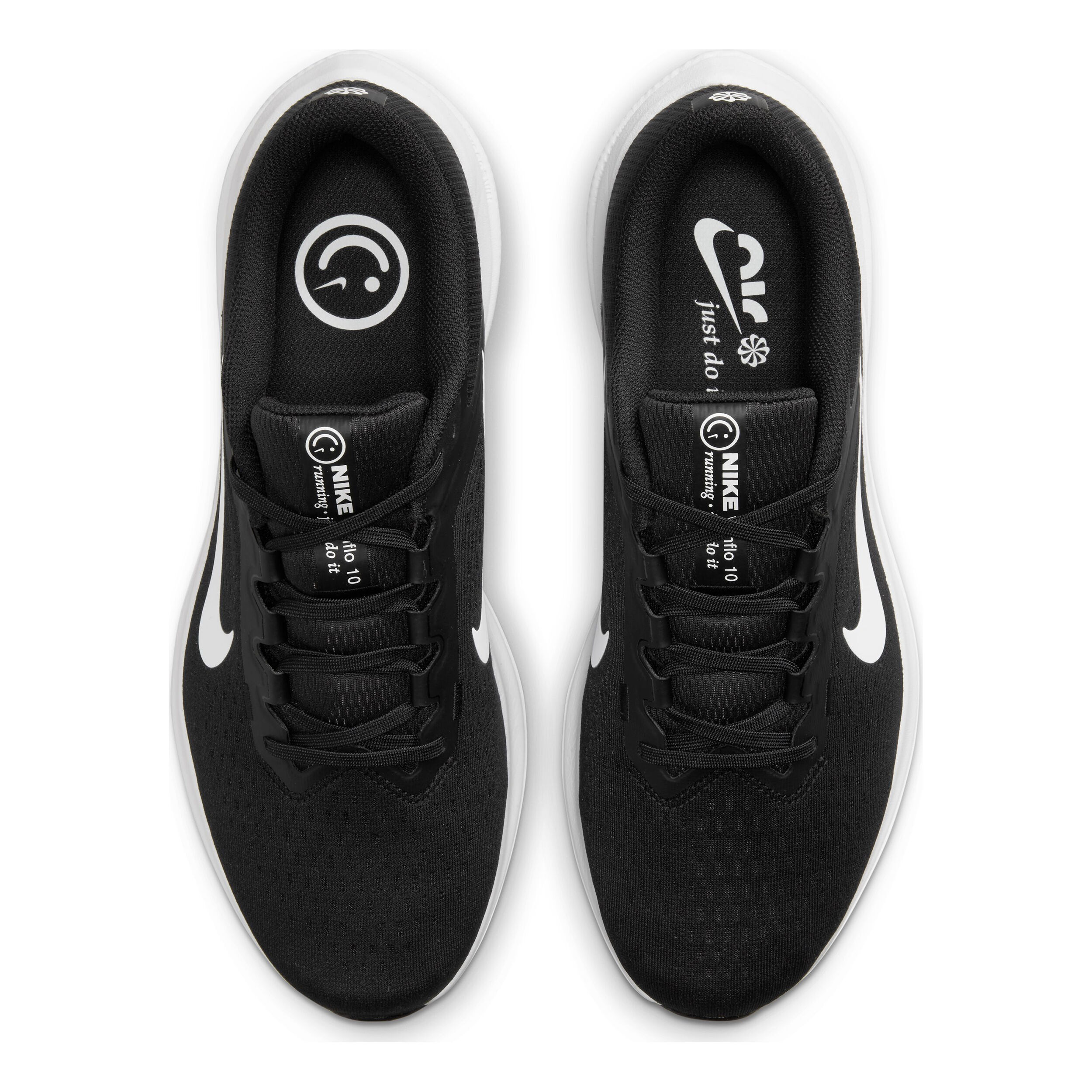 Nike Air Winflo 10 Chaussure De Running Sans Stabilisateurs Hommes - Noir , Blanc