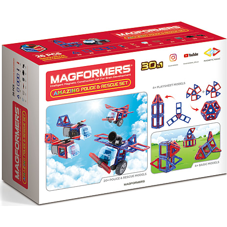 Magformers Politi og redning sæt 26 dele
