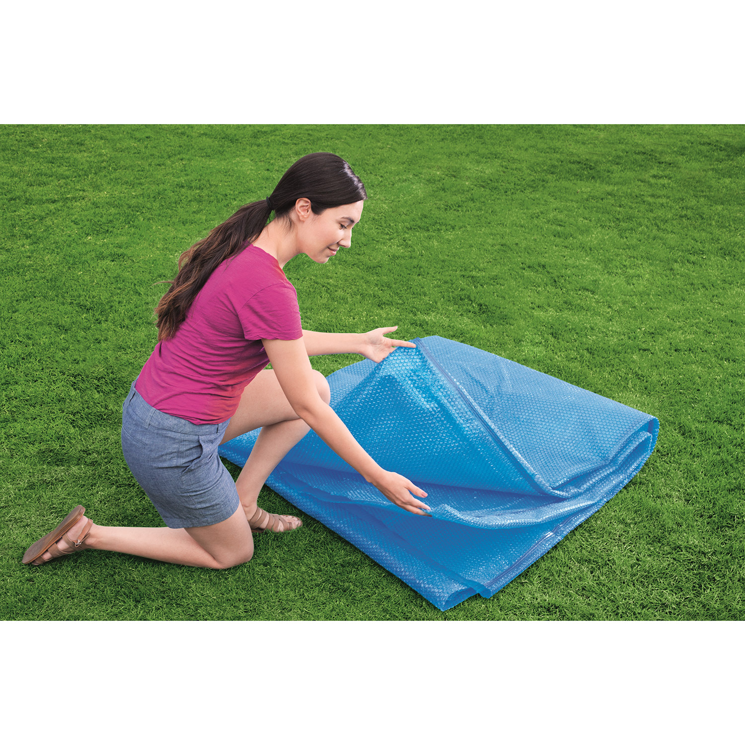 Bestway Solar 244 cm rond zwembad afdekzeil