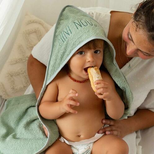 Set de Bain Mini Nous - Sauge - TROIS KILOS SEPT