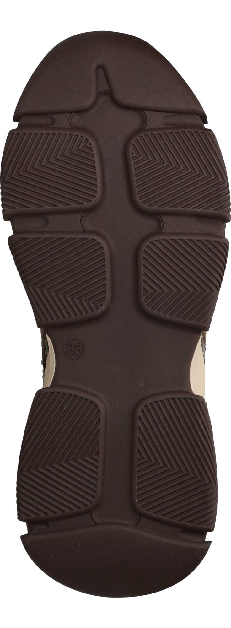 POSH by Poelman Sneakers Bruin Dames