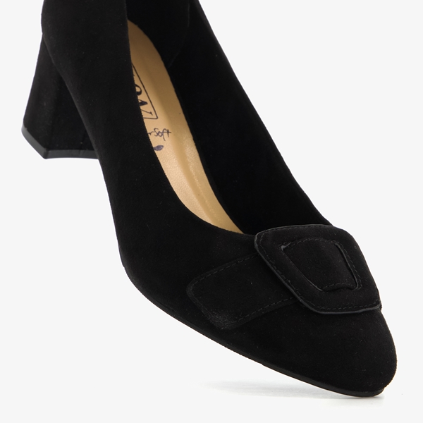 Nova dames pumps met gesp zwart