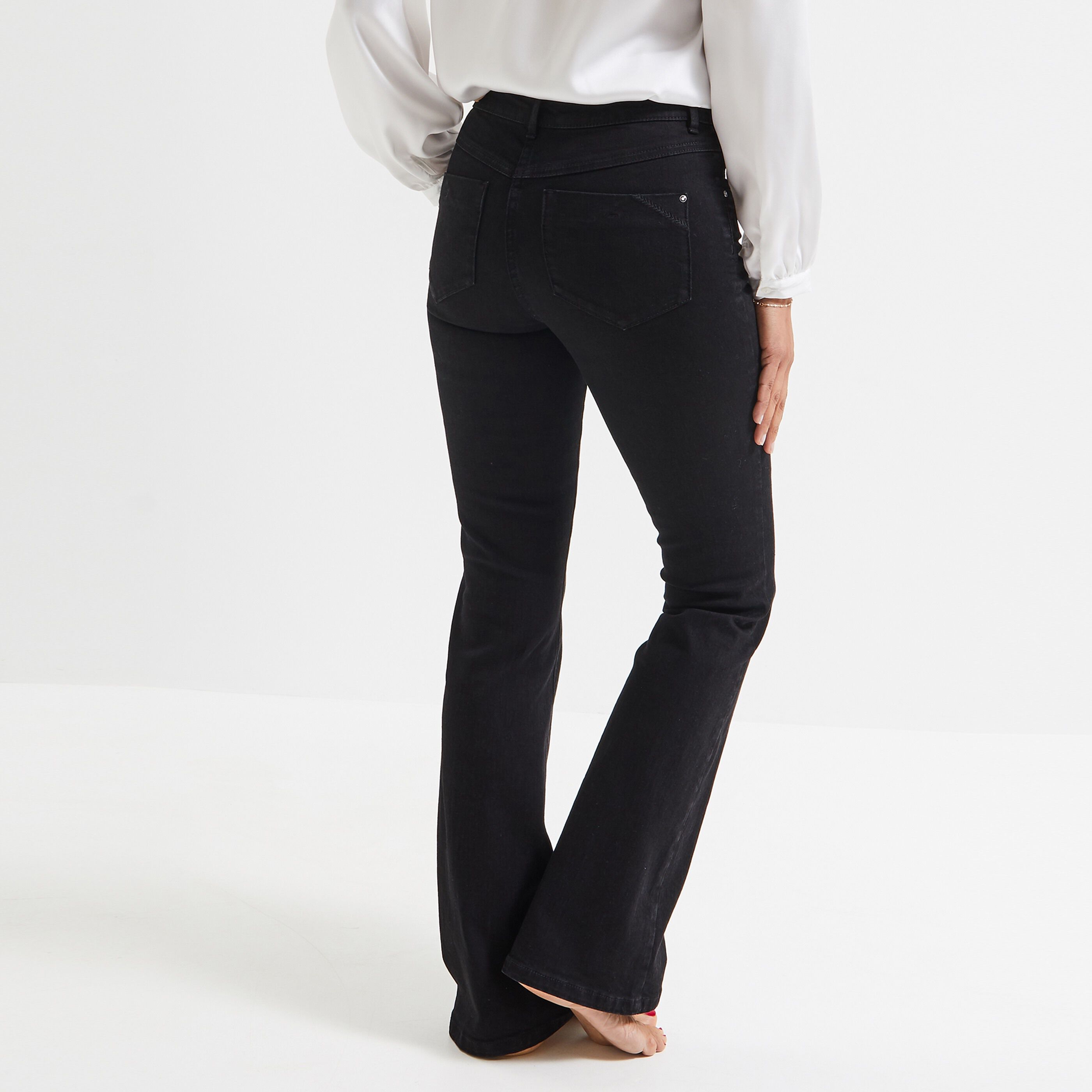 Jean bootcut femme BALI - BLACK