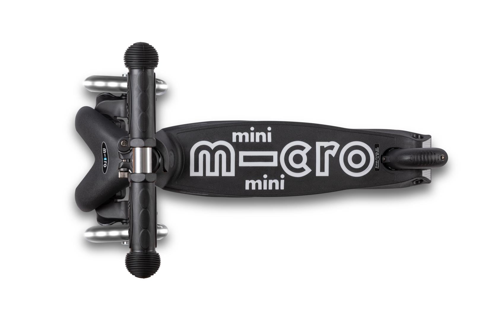 Kickboard Mini Micro Deluxe Eco SchwarzKids Scooter aus recycelten Fischernetzen