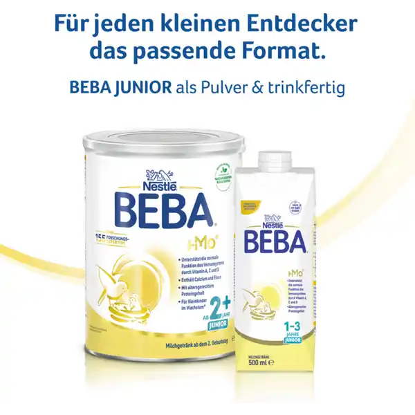 Kindermilch 2+ ab dem 2. Geburtstag