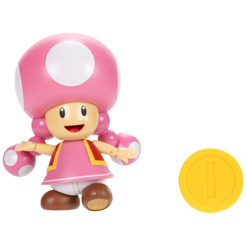 Nintendo Super Mario 10 cm Toadette mit Münze
