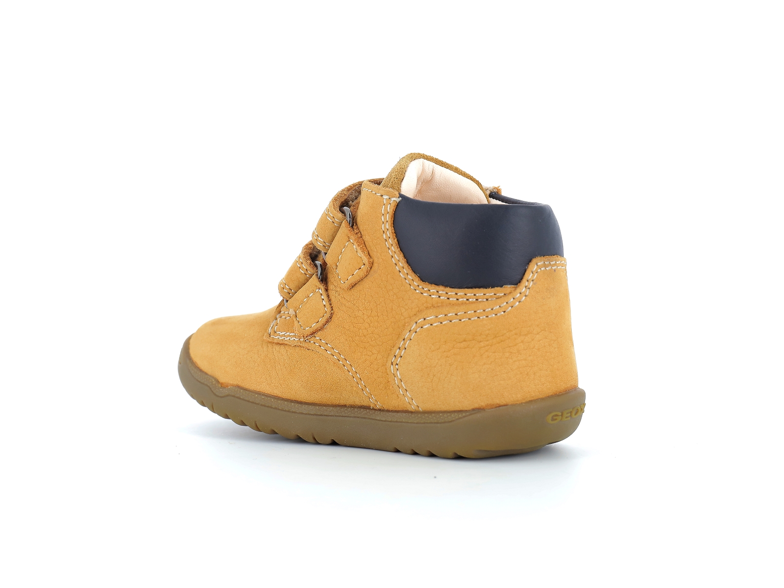 Geox-B MACCHIA BOY-B164NC Cuir Camel