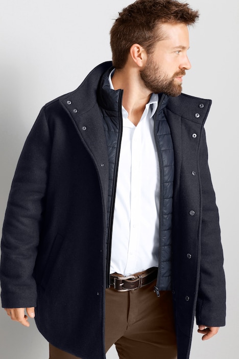 Boston Park Longjacke, Steppeinsatz Stehkragen, bis 74