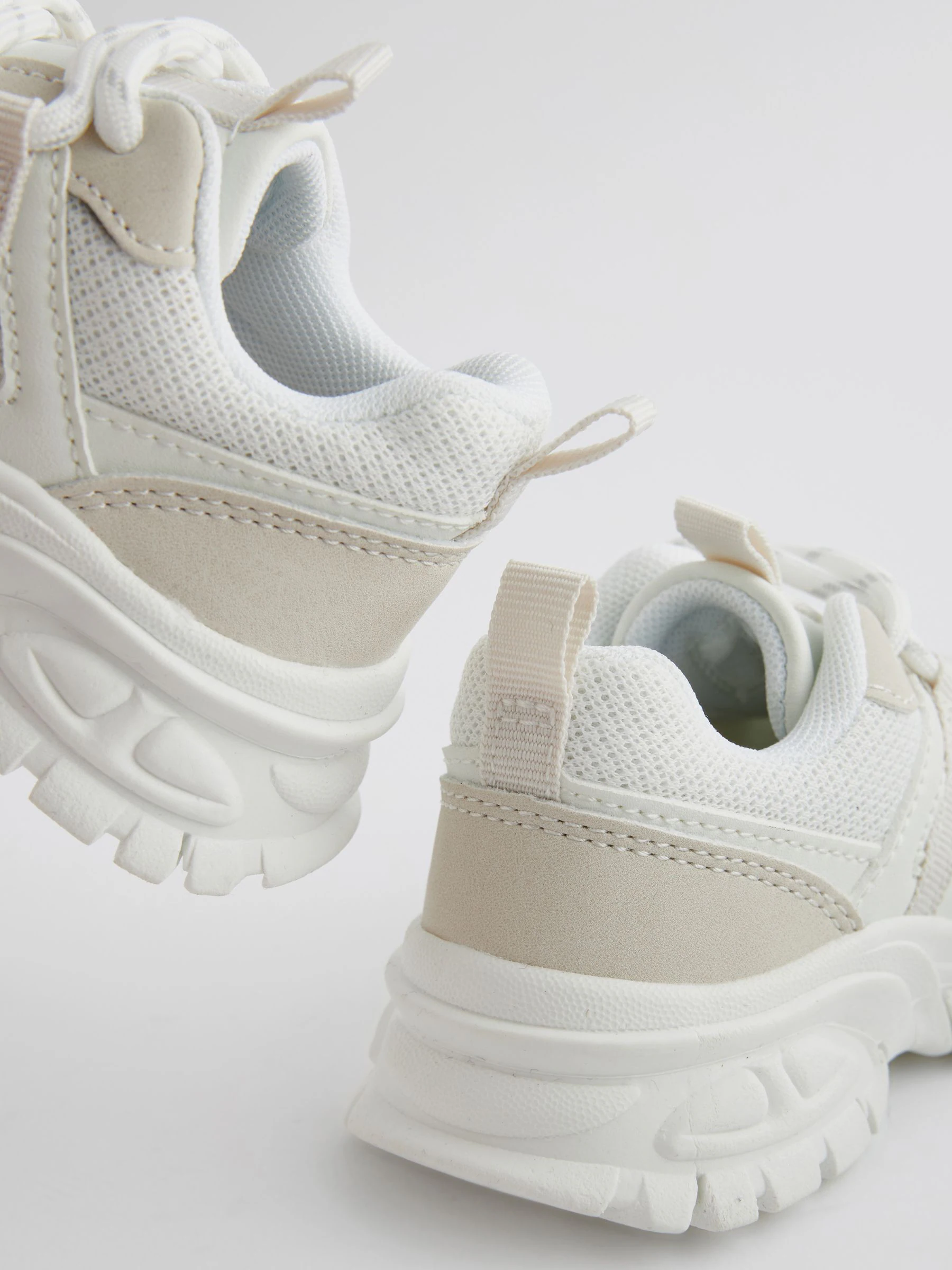 Wit - Sneakers met dikke zool