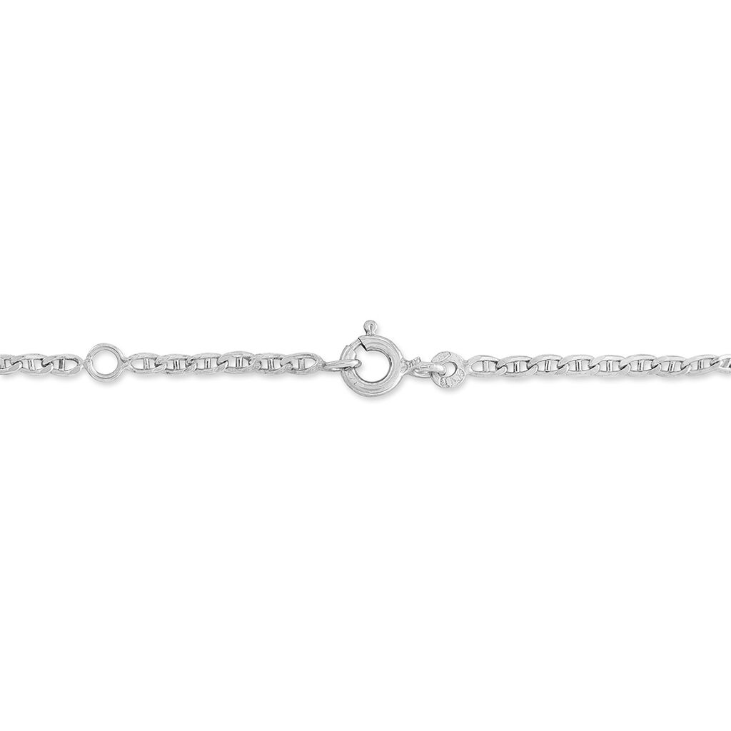 Bracelet Identite Bebe Or Blanc Faniela