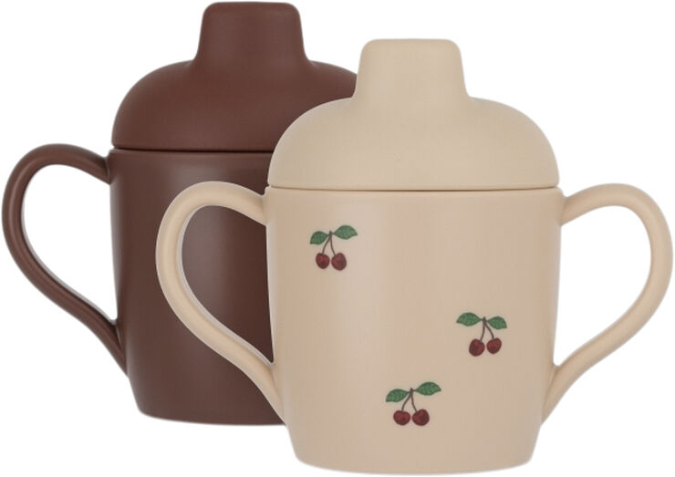 Konges Sløjd 2 PACK SIPPY CUP Cherry