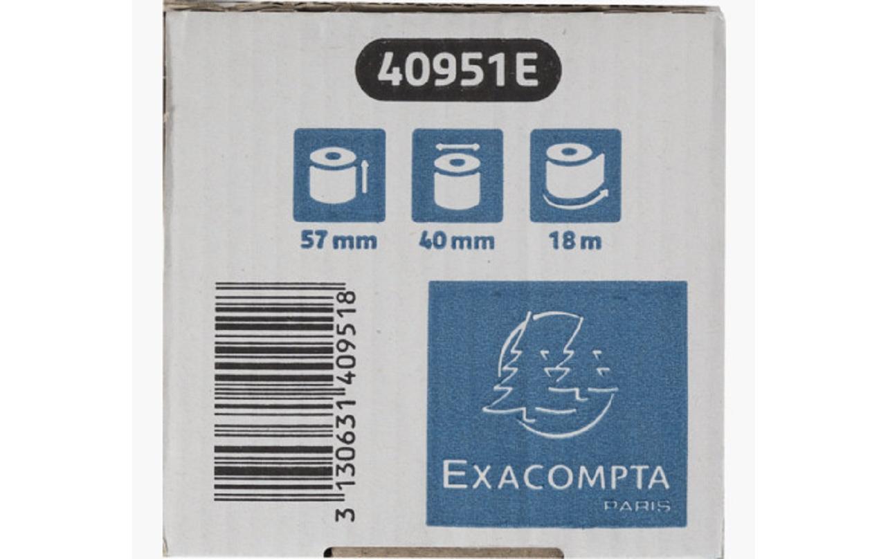Thermo-Papierrolle Safe Contact 57 mm, 20 StückSpule für Bankkartentickets